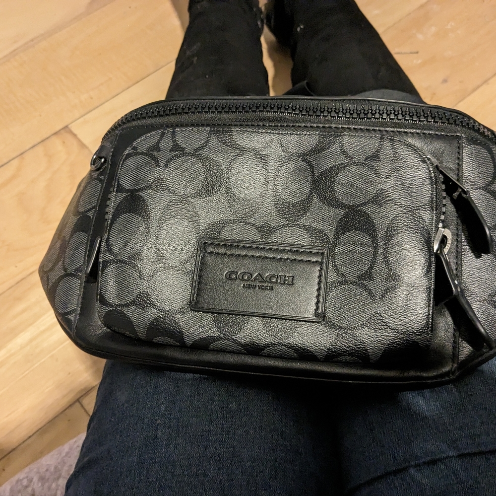 Coach Outlet Elias Belt Bag In Signature Canvas